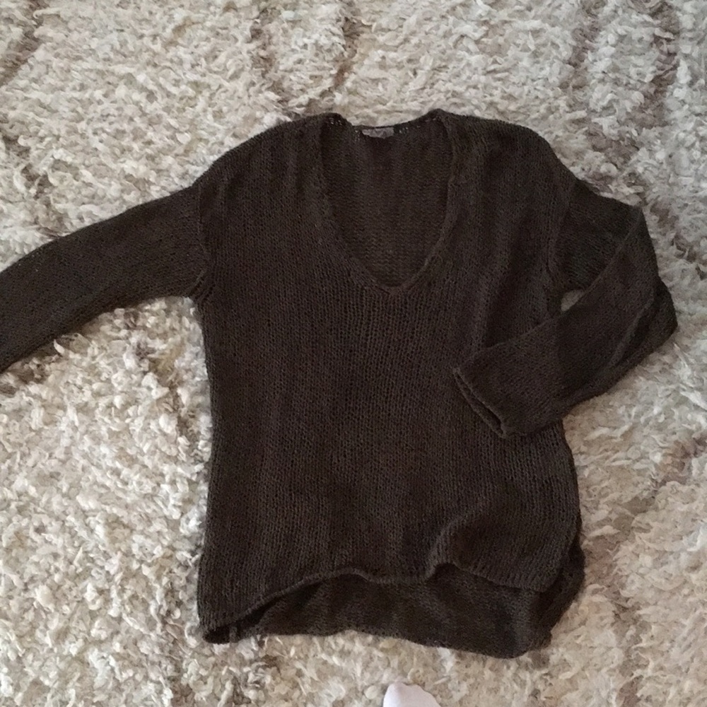 Olive Green Helmut sweater